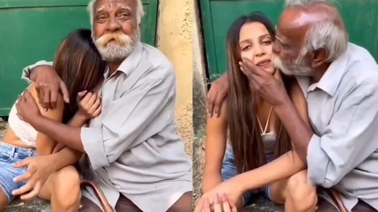 70 साल के चाचा ने कर दिया कमाल, सड़क पर जवान लड़की को पटाया और कैमरे के सामने ही कर दिया ये हाल ‘
