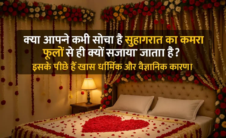 क्या आपने कभी सोचा है सुहागरात का कमरा फूलों से ही क्यों सजाया जाता है? इसके पीछे हैं खास धार्मिक और वैज्ञानिक कारणˈ