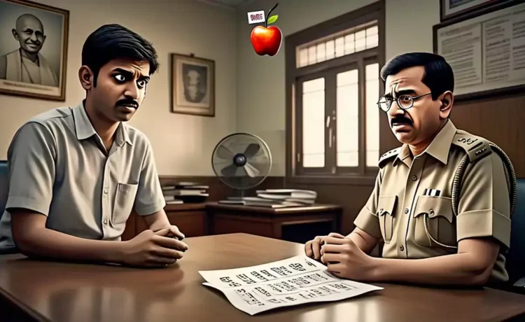 एक युवक पुलिस की नौकरी के लिए इंटरव्यू देने गया पुलिस अफसर ने उससे पूछा कि अगर सेब का दाम 150 रुपये किलो हैं तो 100 ग्राम सेब कितने के आएंगेˈ
