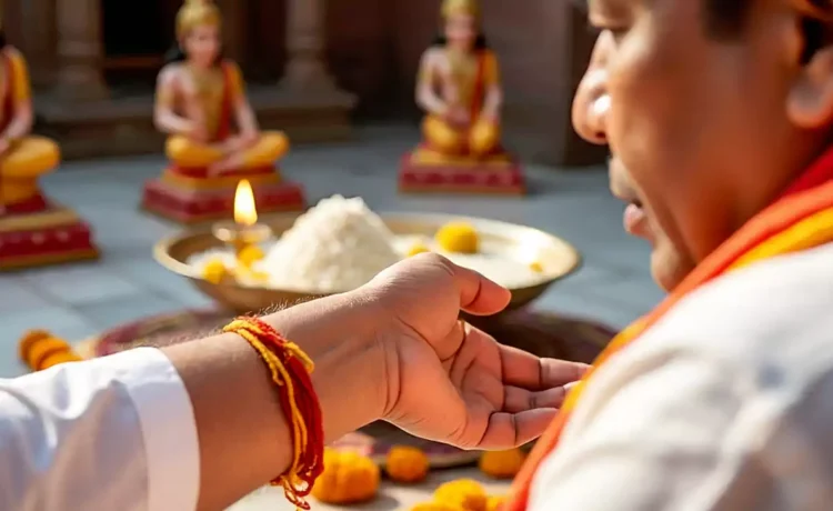 कलावा कितने दिन तक पहनना चाहिए और कब बदलना चाहिए? राजा बलि से जुड़ी इस परंपरा के पीछे छुपा है चौंकाने वाला धार्मिक रहस्य ‘