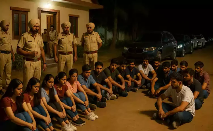 फार्म हाउस में चल रहा था कुछ और ही खेल! अंदर 18 लड़के-10 लड़कियां, बाहर खड़ी थीं महंगी गाड़ियां. तभी अचानकˈ