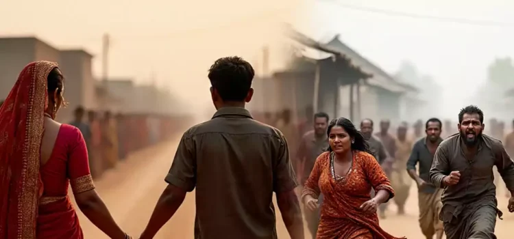 शादीशुदा लड़की को लेकर भाग गया मुस्लिम युवक, भड़के हिंदुओं ने उसकी मां-चाचियों को सरेआम नग्न कर पूरे गांव में घुमाया ‘