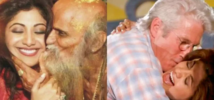 शिल्पा शेट्टी का कई मर्दों के साथ रह चुका हैं रिश्ता, 1 बाबा ने तो सरेआम एक्ट्रेस के गाल पर कर दिया था किस ‘