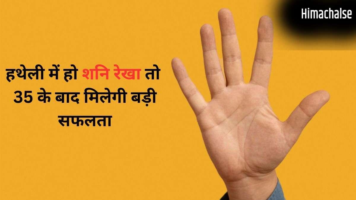 Shani Rekha: हथेली में कहां होती है शनि रेखा? हाथ में इसका होना 35 के बाद बड़ी सफलता का संकेत​