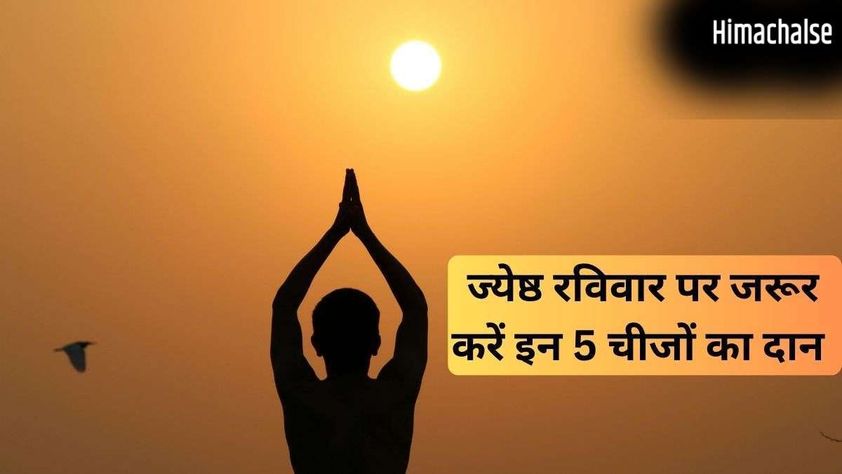 ज्येष्ठ रविवार के दिन करें इन चीजों का दान, अक्षय पुण्य फल की होगी प्राप्ति, सूर्य दोष से भी मिलेगी मुक्ति