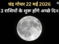 Chandra Gochar: 22 मई की रात सिंह राशि में गोचर करेंगे चंद्रमा, 3 राशियों को मिलेंगे राजयोग जैसे शुभ परिणाम​
