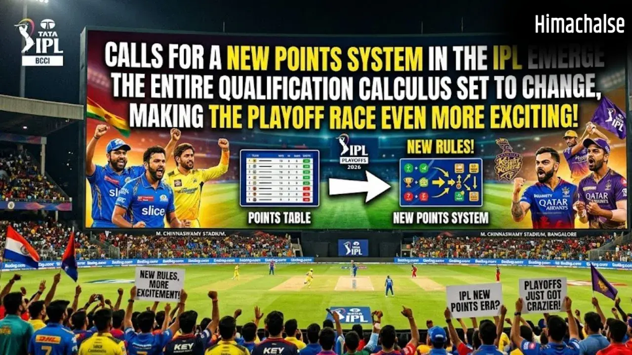 IPL में नए पॉइंट सिस्टम की उठी मांग, बदल जाएगा क्वालिफिकेशन का पूरा गणित, प्लेऑफ की रेस हो जाएगी बेहद रोमांचक​