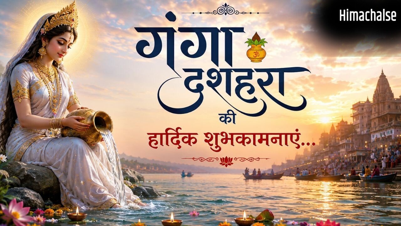 Ganga Dussehra 2026 Wishes: मां गंगा का पावन जल आपके जीवन से दुखों का अंधेरा मिटाए और सुख-समृद्धि लेकर आए…गंगा दशहरा की इस तरह दें शुभकामनाएं​