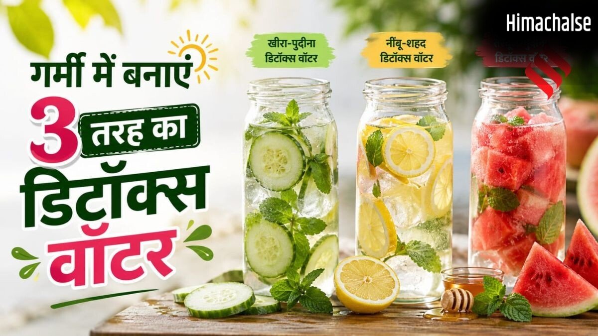 इस गर्मी कहीं आप न रह जाएं पीछे, बनाएं तीन तरह का रिफ्रेशिंग डिटॉक्स वॉटर