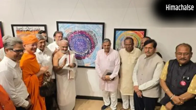 णमोकार महामंत्र से विश्व शांति का संदेश, जैन कमल की अनूठी अक्षर लिपि प्रदर्शनी का उद्घाटन​