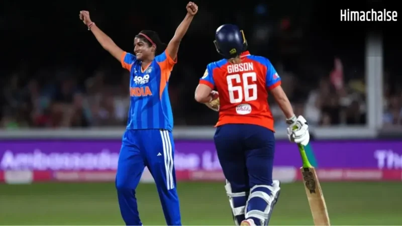 IND W vs ENG W: डेब्यू मैच में ही छा गई नंदिनी शर्मा, जबरदस्त परफॉर्मेंस से 16 साल पुराने महारिकॉर्ड बराबरी की​