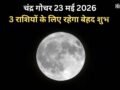 Chandra Gochar: सूर्य की राशि में हुआ चंद्रमा का गोचर, 3 राशियों पर होगी धन वर्षा, बनेंगे बिगड़े काम​
