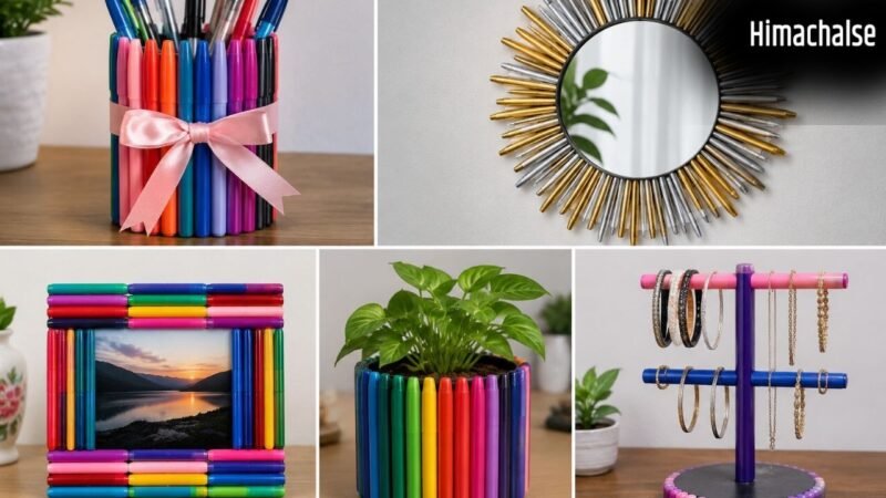 पुराने और खराब पेन से इस तरह तैयार करें ये DIY चीजें, घर को सजाने में आएंगी काम​