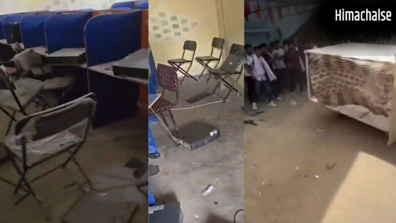 प्रयागराज: SSC कांस्टेबल जीडी के अभ्यर्थियों ने परीक्षा केंद्र पर की जमकर तोड़फोड़, जाम भी लगाया, जानें वजह​