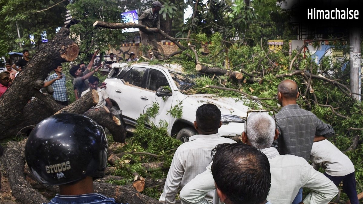 यूपी में आंधी-तूफान ने बरपाया कहर, 15 की मौत, कई बिल्डिगों की दीवारें गिरीं, जड़ से उखड़े पेड़​