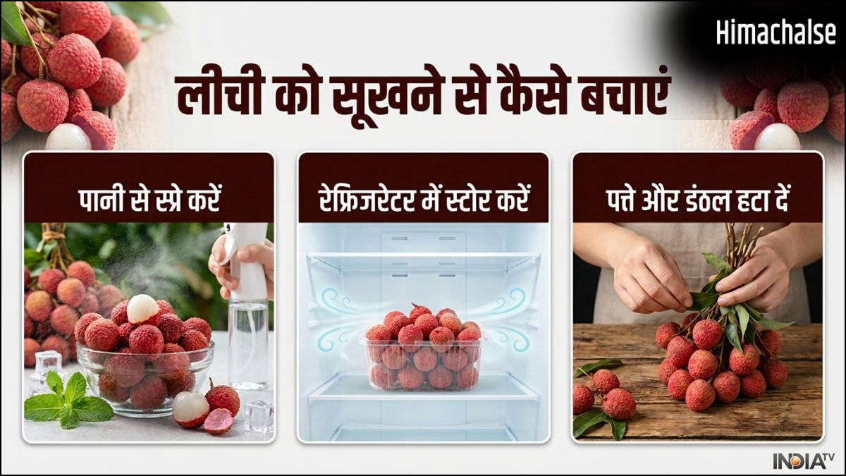 लीची को बिना फ्रिज के घर में सूखने से कैसे बचाएं और बाहर रखी लीची कितने दिन चल सकती हैं?