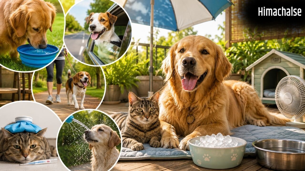 हीट वेव में पालतू जानवरों में दिखने वाले खतरे के संकेत, गर्मियों में Pets का ऐसे रखें ख्याल​