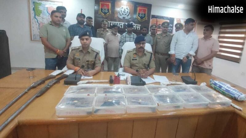 बागपत में मिनी गन फैक्ट्री का पर्दाफाश! 20 तमंचों के साथ 3 हथियार तस्कर गिरफ्तार​