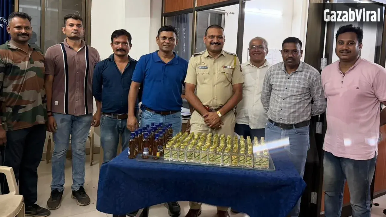 अवैध महुआ शराब भट्टी पर आबकारी विभाग की छापेमारी, घरेलू गैस सिलेंडरों का हो रहा था इस्तेमाल​