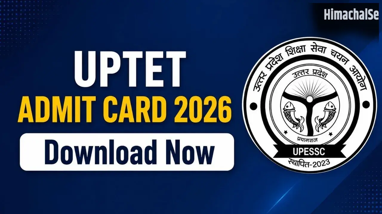 UP TET Admit Card 2026 जारी: ऐसे करें डाउनलोड, 2 से 4 जुलाई तक होगी परीक्षा​