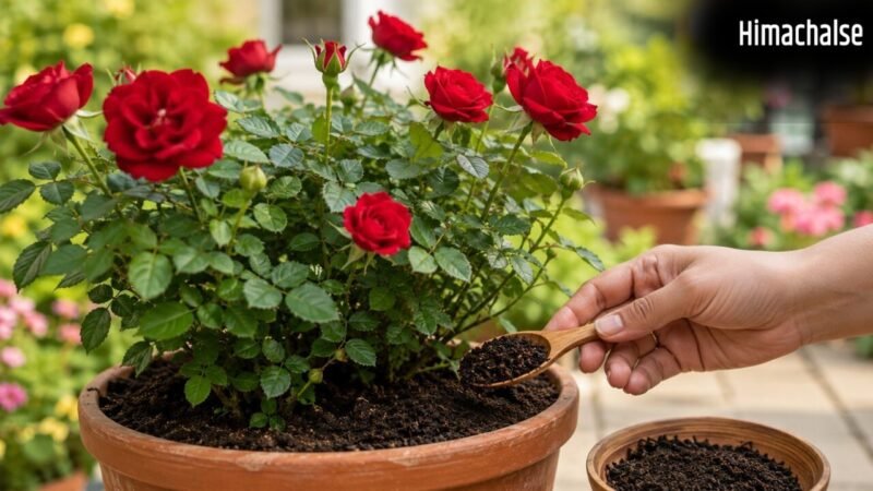 गुलाब के पौधे के लिए खाद बन सकती है बची हुई चायपत्ती, जानें इस्तेमाल करने का तरीका​