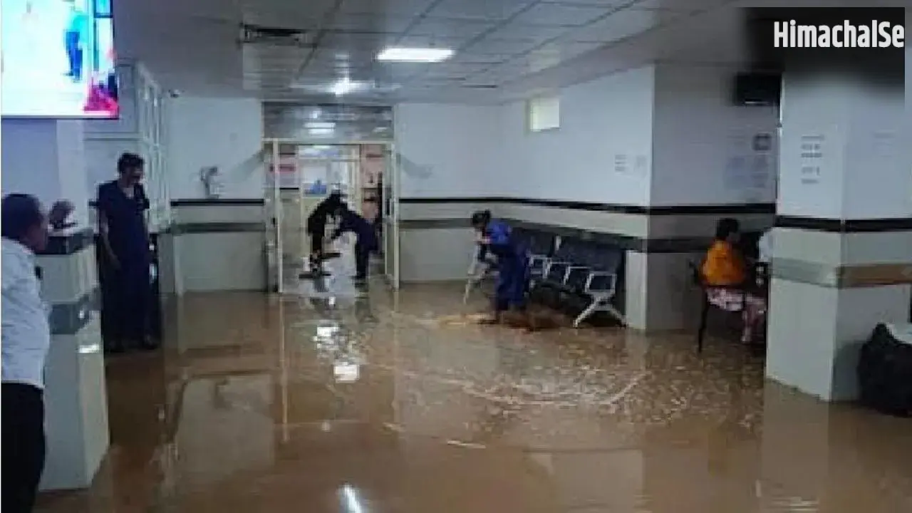 Prayagraj: मॉकड्रिल के दौरान बड़ा हादसा, फायर पाइपलाइन फटी; OPD और डायलिसिस यूनिट में भरा पानी​