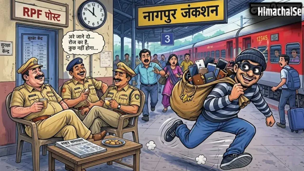 नागपुर-अजनी स्टेशन बने चोरों का फेवरेट डेस्टिनेशन! महिला यात्री के गहने ले उड़ा बाइक सवार चोर​