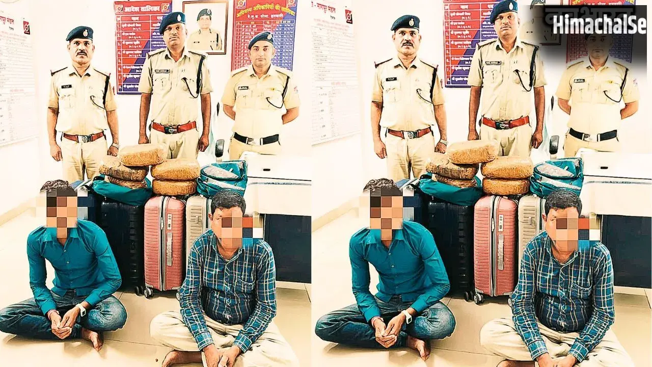नागपुर RPF का ऑपरेशन नार्कोस: गांधीधाम एक्सप्रेस से 42.86 लाख का गांजा जब्त, ओडिशा के 2 तस्कर गिरफ्तार