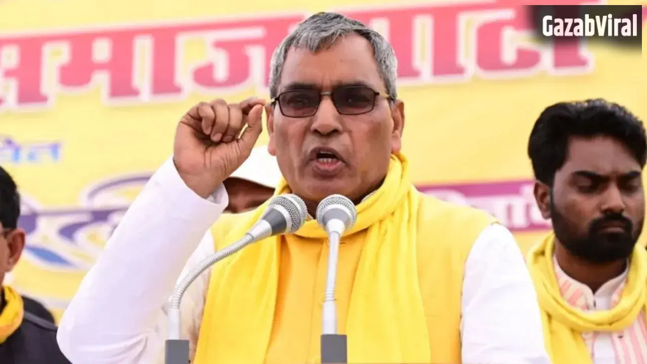 मंत्री ओमप्रकाश राजभर का बड़ा दावा, कभी भी टूट सकती है अखिलेश यादव की समाजवादी पार्टी​
