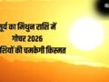 Sun Transit in Gemini 2026: जून में सूर्य का मिथुन राशि में गोचर, इन 4 राशियों को नौकरी-व्यापार में बंपर तरक्की​