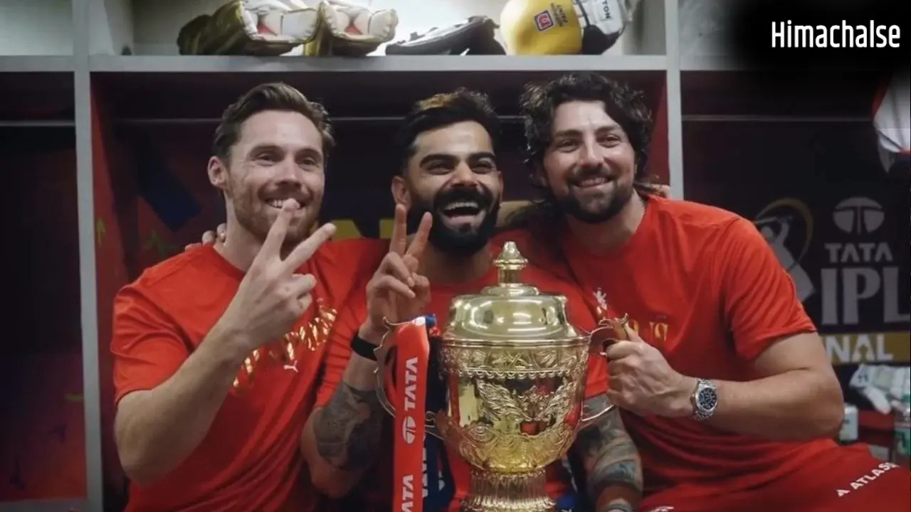 RCB फैंस को लगा 440 वोल्ट का झटका! चैंपियन बनते ही इस स्टार खिलाड़ी पर लगा बैन, फाइनल मैच में किया था ‘कांड’