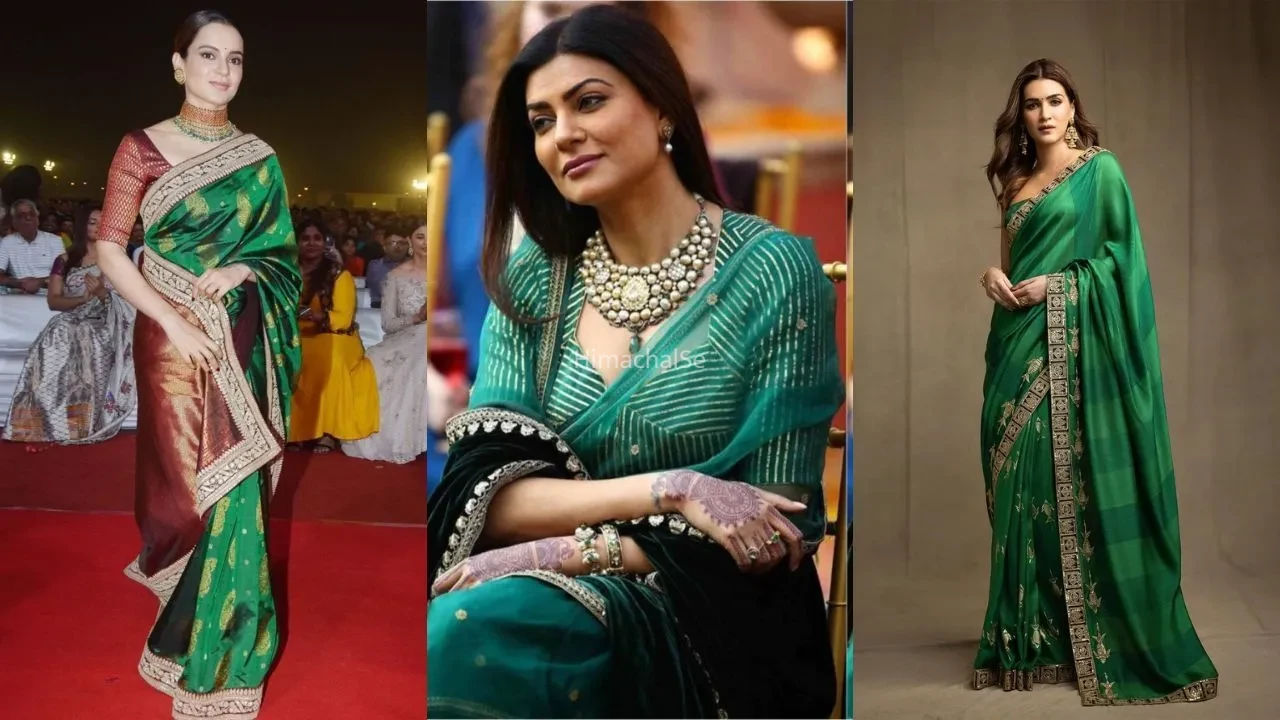 Green Saree Fashion: सावन में हर किसी की नजरें ठहर जाएंगी, ग्रीन साड़ी के ये खूबसूरत लुक्स देंगे रॉयल अंदाज