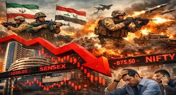 शेयर मार्केट में ‘भूचाल’: 4 घंटे की ट्रेडिंग में 4 लाख करोड़ रुपये का झटका, सेंसेक्स-निफ्टी धड़ाम​