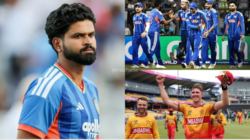 जिम्बाब्वे के खिलाफ सिर्फ पानी पिलाते नजर आएंगे ये 4 खिलाड़ी, कप्तान श्रेयस अय्यर नही देंगे टीम इंडिया की प्लेइंग 11 में मौका
