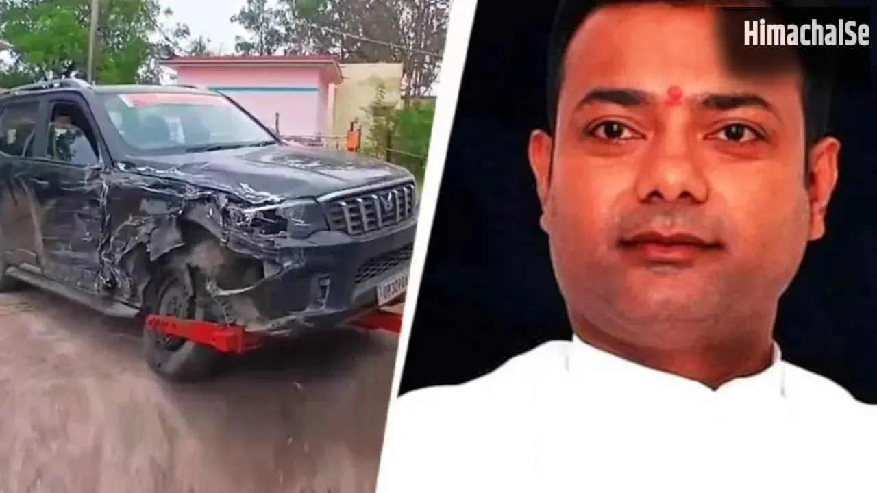 भाजपा विधायक की कार को डंपर से कुचलने की कोशिश; ड्राइवर की सूझबूझ से बची जान, विधायक बोले- हत्या की साजिश थी​