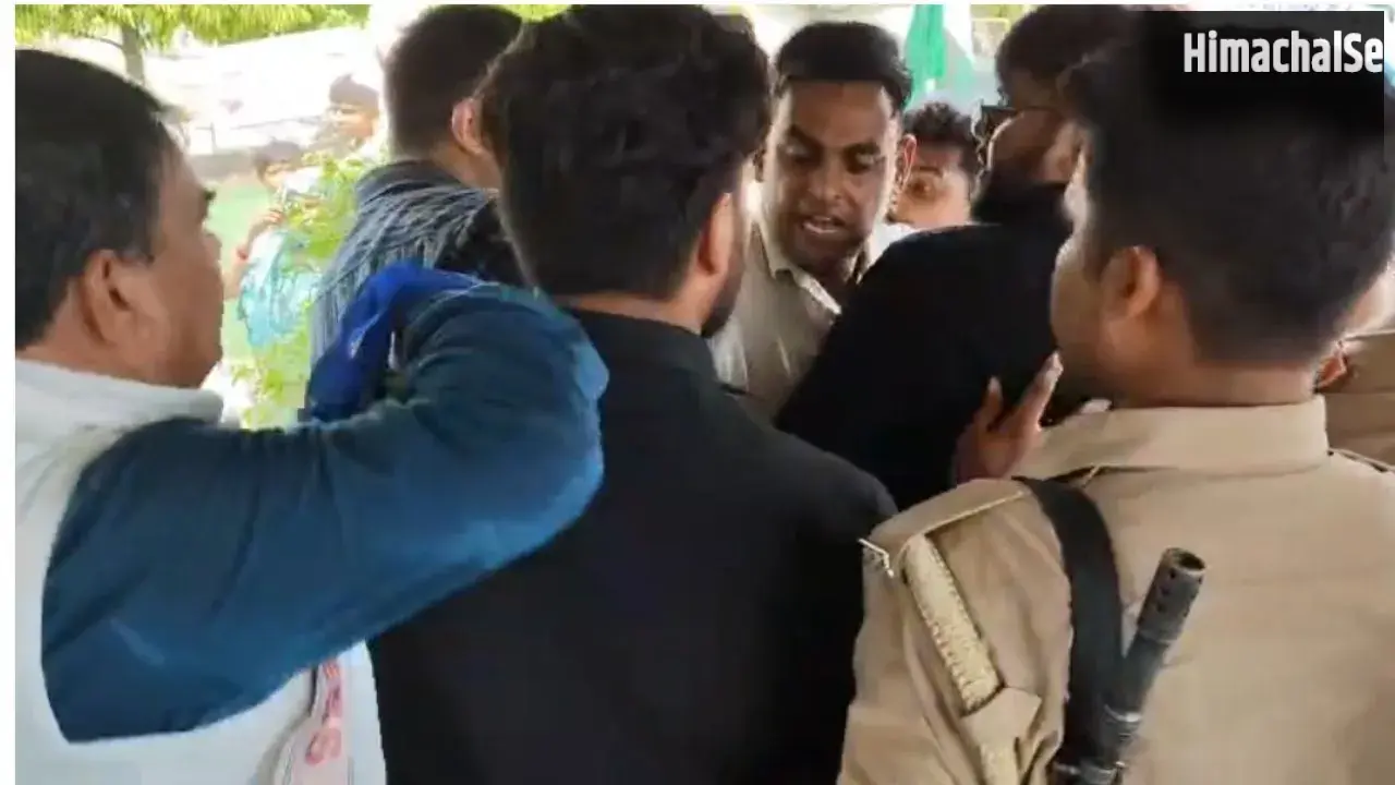 कानपुर देहात: कांग्रेस की स्वागत सभा में चले लात-घूंसे, पूर्व और वर्तमान जिलाध्यक्ष के समर्थक आपस में भिड़े​