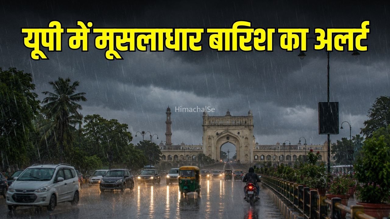 UP Weather: यूपी में बारिश का दौर जारी, आज इन 10 जिलों में भारी बारिश का अलर्ट, 26 जुलाई से फिर एक्टिव होगा मानसून​