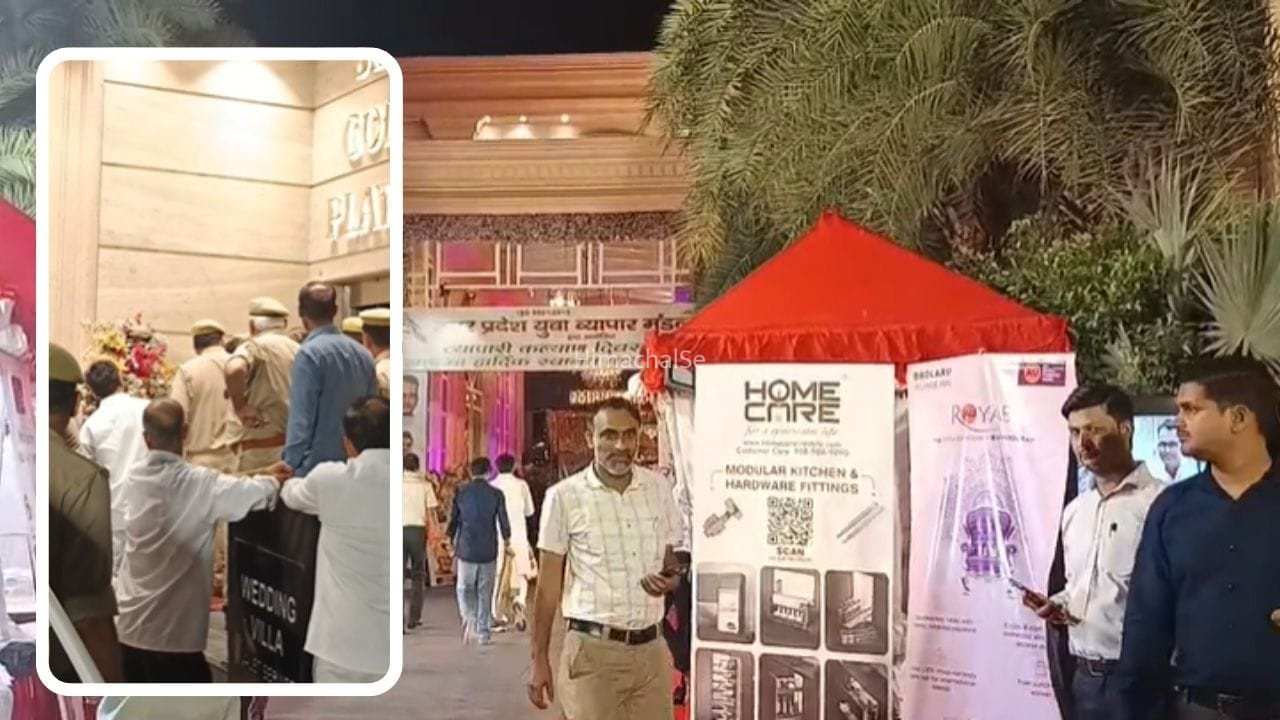 नोएडा के बैंक्वेट हॉल में बीच में अटकी लिफ्ट, 20 मिनट तक फंसे रहे 6 लोग; पुलिस ने सुरक्षित निकाला​