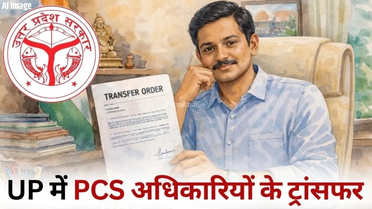 UP PCS Transfer: उत्तर प्रदेश में 41 PCS अधिकारियों के ट्रांसफर, कई जिलों के SDM बदले, जानें किसे कहां भेजा, देखें पूरी लिस्ट​