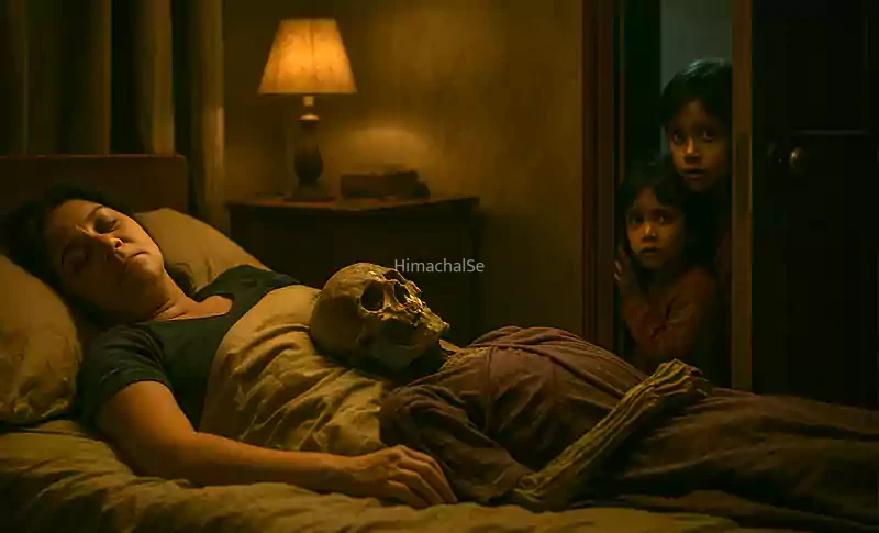 महिला 4 साल तक पति की लाश के साथ सोती रही, बच्चों को कहा मुंह बंद रखना वरना अंजाम बुरा होगा