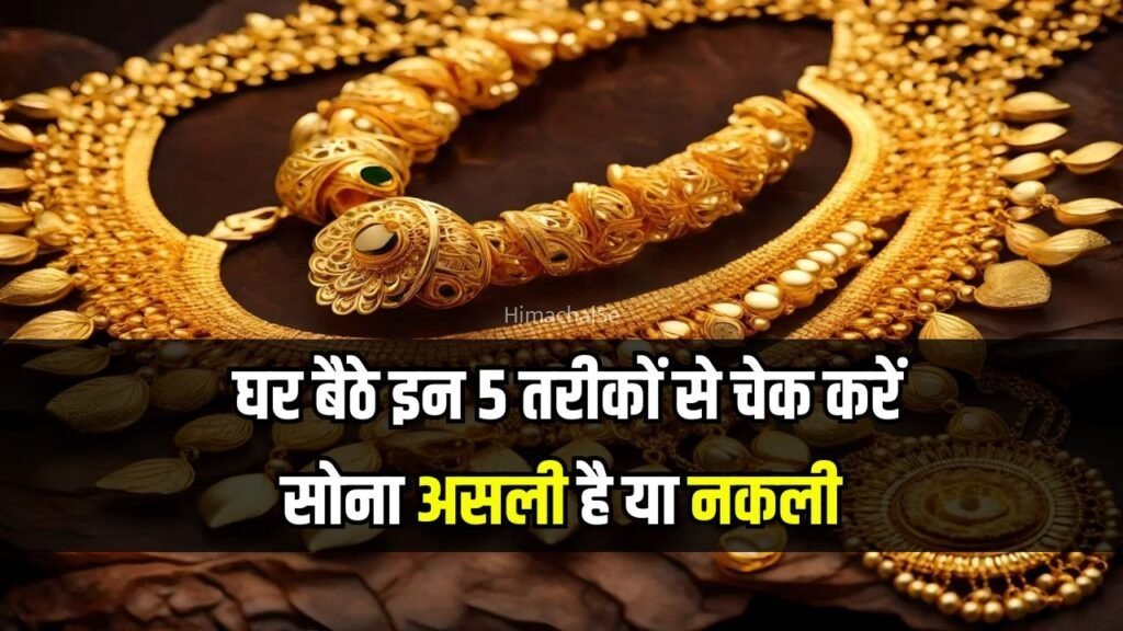 कहीं नकली सोना तो नहीं ले आए? घर बैठे इन 5 तरीकों से करें जांच​​​