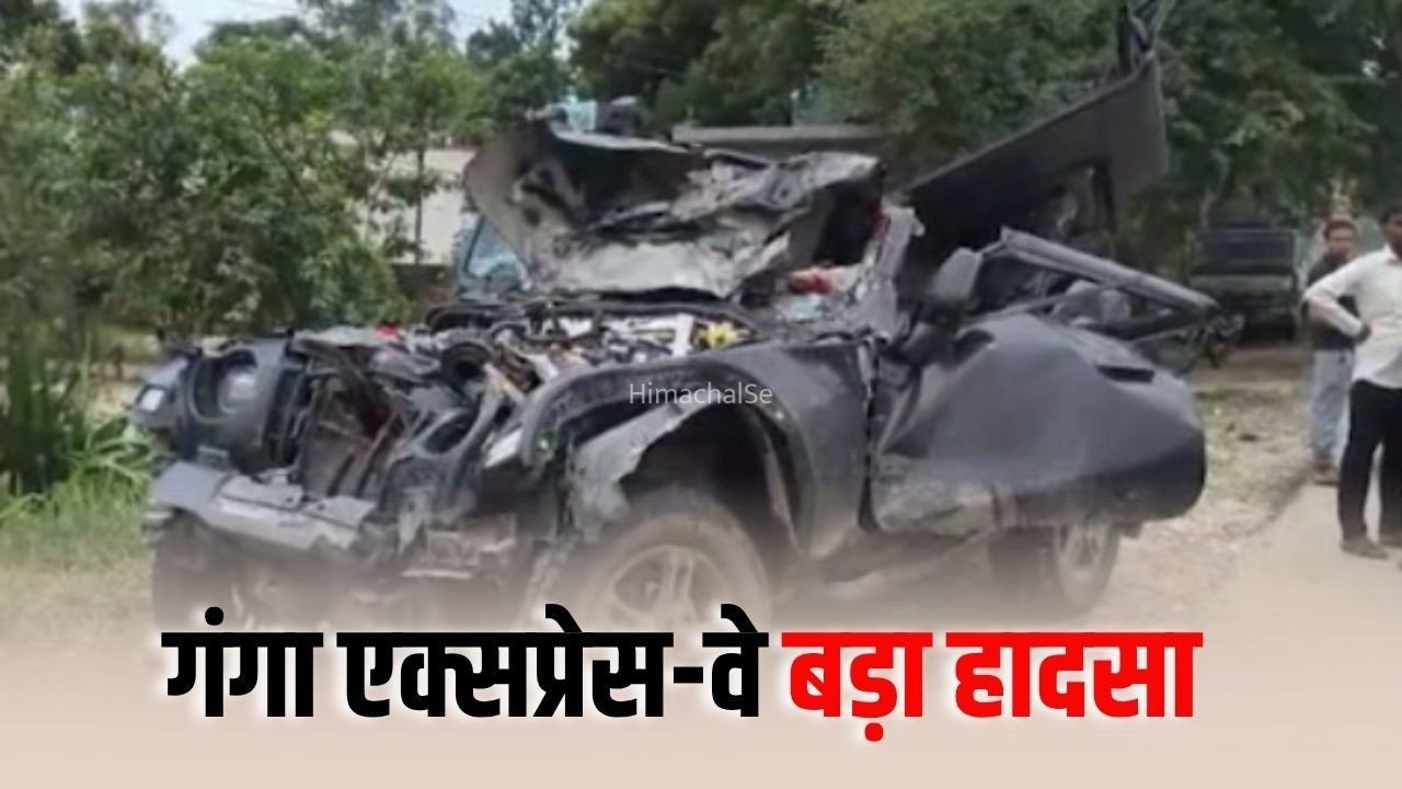हीपुड़ में भीषण हादसा: बदायूं से दिल्ली जा रही थार पलटी, 4 युवकों की मौके पर ही मौत, एक घायल​
