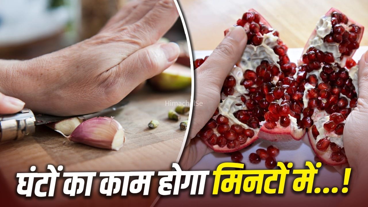 लहसुन से अनार तक… इन 5 चीजों को छीलने में लगेंगे 5 मिनट, आजमाएं ये हैक​