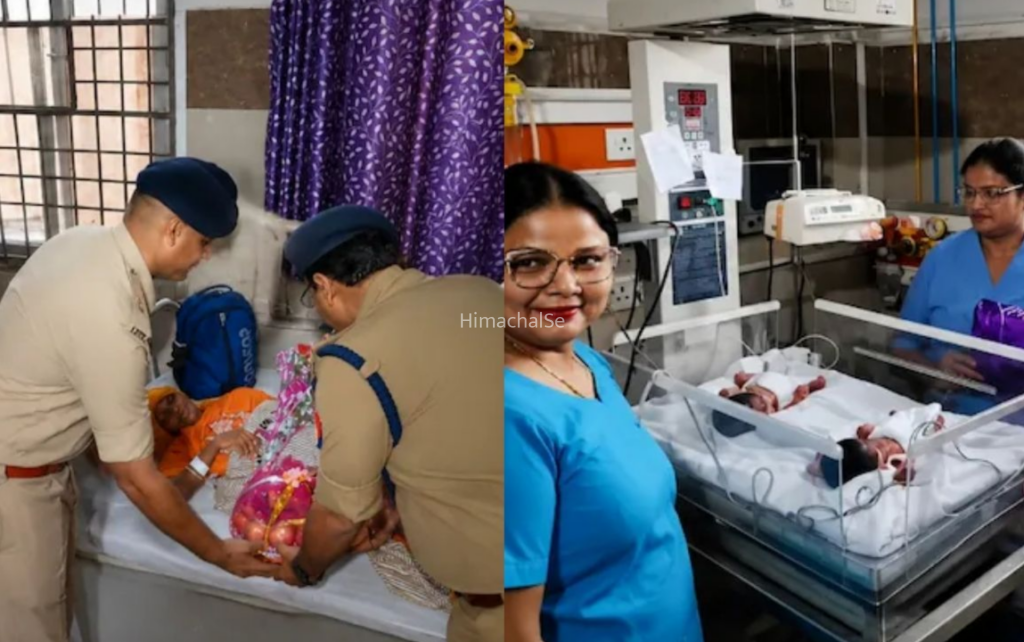 हरिद्वार से कांवड़ ला रही गर्भवती महिला को अचानक हुई प्रसव पीड़ा, ‘भगवान’ बनकर पहुंची पुलिस; झोली में डाल दिए ‘गणेश’ और ‘कार्तिकेय’!