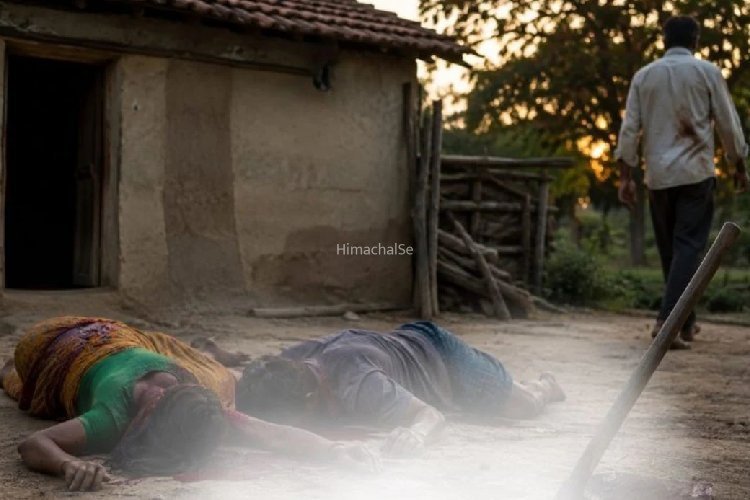 सरगुजा में हैरान करने वाला कांड: पति ने पत्नी और आशिक को फावड़े से मार डाला, आपत्तिजनक हालत में पकड़ा तो उबल पड़ा गुस्सा​​​​