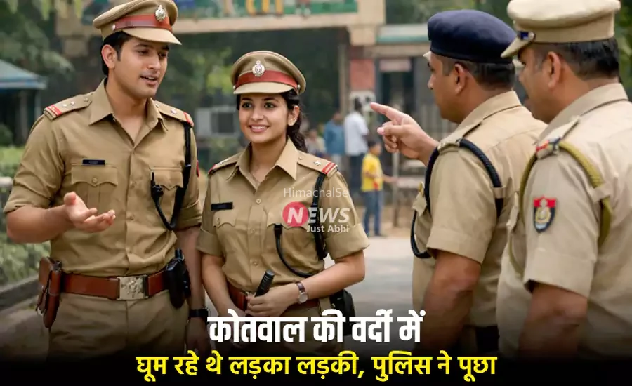 कोतवाल की वर्दी में घूम रहे थे लड़का लड़की, पुलिस ने पूछा- तो बोले चिड़िया घर में लगी है ड्यूटी​​​