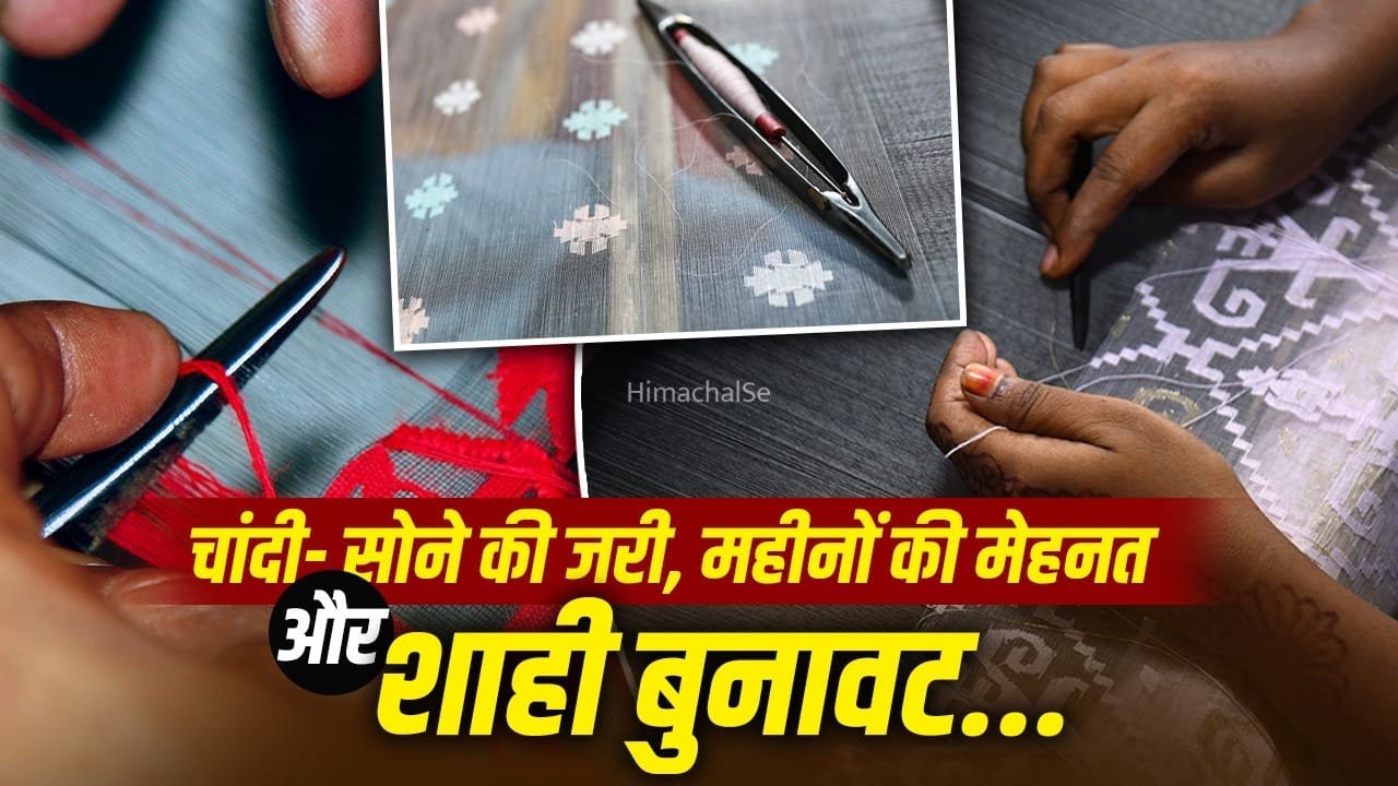 चांदी-सोने की जड़ी से बनती है साड़ी, गाजीपुर में फिर जीवंत हुई जामदानी बुनकरी की विरासत, नई पीढ़ी सीख रही सदियों पुरानी कला​
