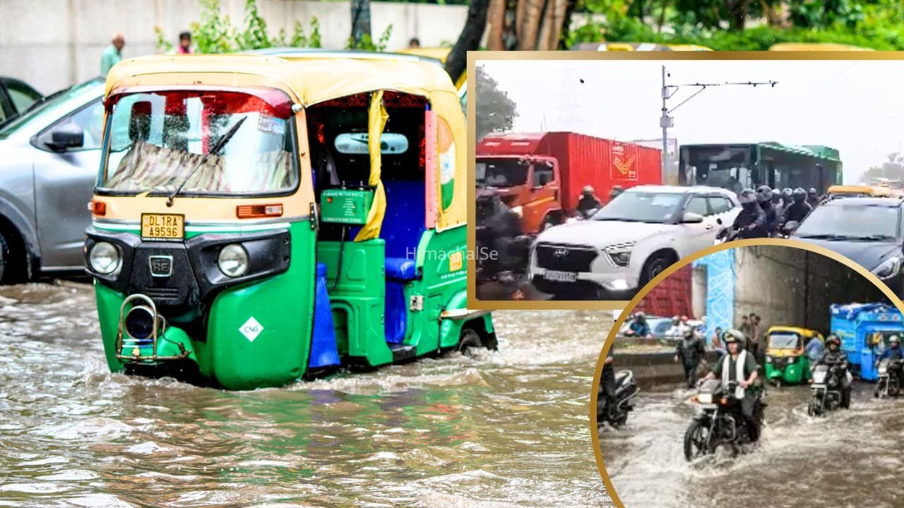 NCR में बारिश बनी आफत! सड़कें जलमग्न, दिल्ली-देहरादून एक्सप्रेसवे पर जाम… गुरुग्राम में WFH की सलाह​
