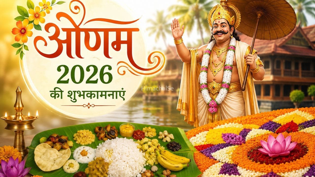 Onam 2026 wishes in Hindi: खुशियों से खिले आपका जीवन…. अपने प्रियजनों को भेजें ओणम की ये शुभकामनाएं