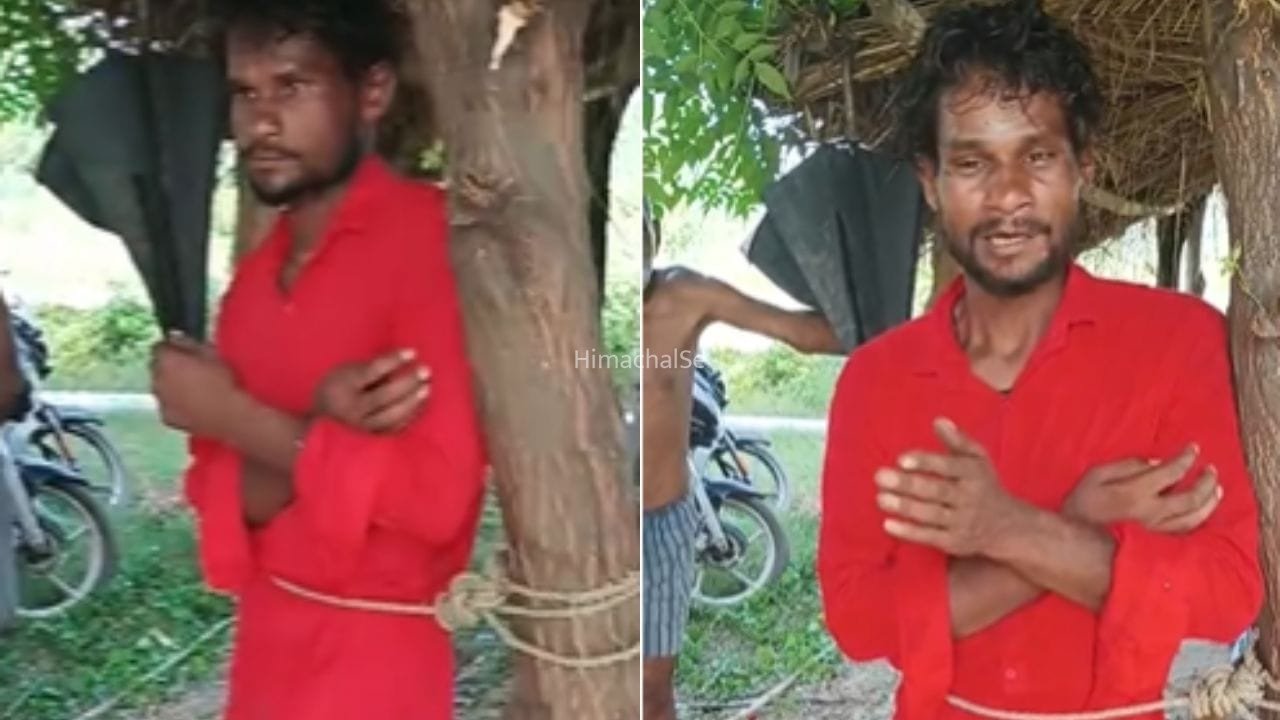 अब नहीं आएंगे, गलती हो गई… शाहजहांपुर में महिला से मिलने आए युवक को पेड़ से बांधकर पीटा​